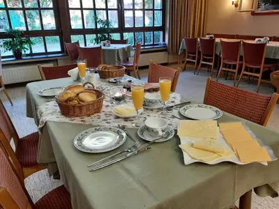 Essen im Hotel oder in der Nähe