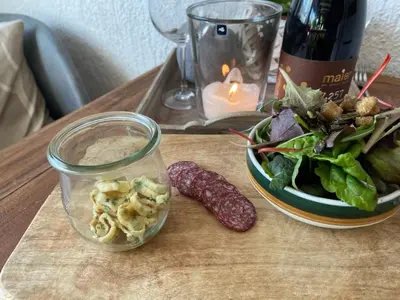 Essen auf dem Campingplatz oder in der Nähe