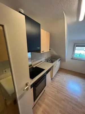 Küche/Küchenzeile in der Unterkunft Monteurwohnung