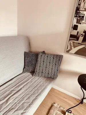 Ein Sitzbereich in der Unterkunft Casa Neuenheim