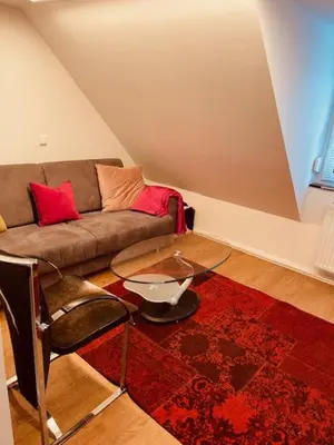 Ein Sitzbereich in der Unterkunft Casa Neuenheim