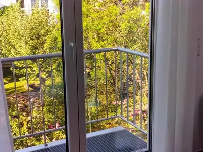 Ein Balkon oder eine Terrasse in der Unterkunft Alte Stadtmauer - Apartment