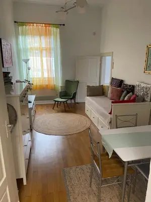 Ein Sitzbereich in der Unterkunft königsnachbar