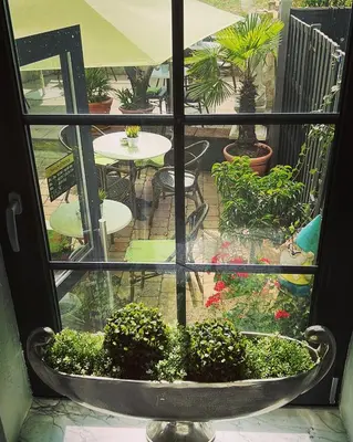 Ein Garten an der Unterkunft Gästehaus Lena