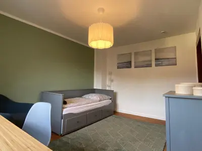 Ein Bett oder Betten in einem Zimmer der Unterkunft Apt5 - Ferienwohnung Brötzingen im 4 OG
