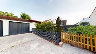 Das Gebäude in dem sich die Ferienwohnung befindet