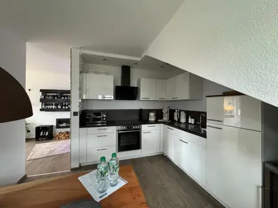 Küche/Küchenzeile in der Unterkunft 5 Sterne Apartment Auszeit