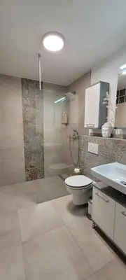 Ein Badezimmer in der Unterkunft Apartment am Weinberg Kleinaspach