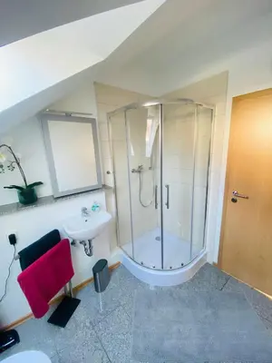 Ein Badezimmer in der Unterkunft Ferienwohnung Casa Blanca