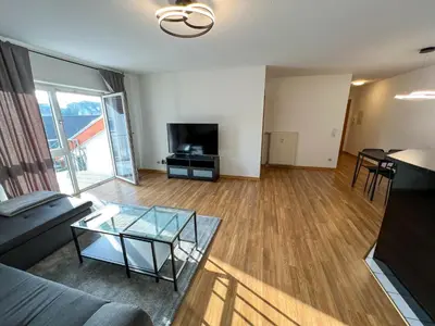 TV/Unterhaltungsangebot in der Unterkunft Casa Sali - stilvolle Ferienwohnung bei Heidelberg mit Terrasse & Parkplatz