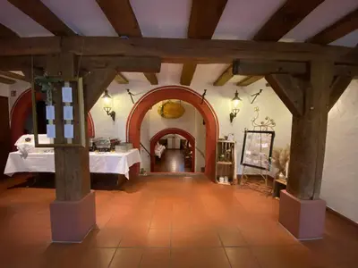 Ein Bett oder Betten in einem Zimmer der Unterkunft Hotel & Restaurant Zum Riesen