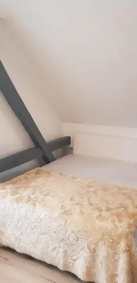 Ein Bett oder Betten in einem Zimmer der Unterkunft Joanna Apartment - Worms