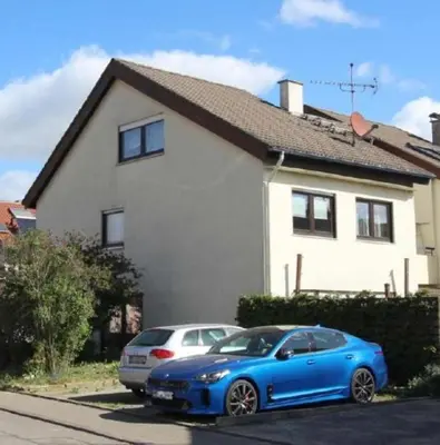 Das Gebäude in dem sich die Ferienwohnung befindet
