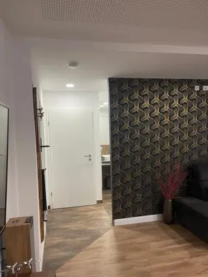 Ein Sitzbereich in der Unterkunft Propeller Gästehaus EG