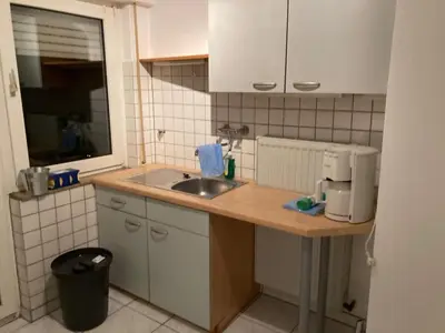 Küche/Küchenzeile in der Unterkunft Monteurunterkunft Wiesental
