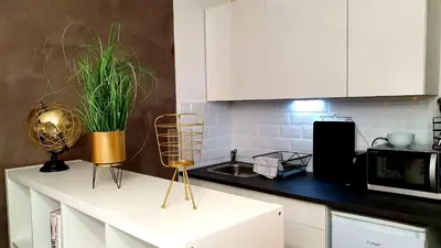 Küche/Küchenzeile in der Unterkunft ☆WOW! Stylish Studio in Centre Near University☆