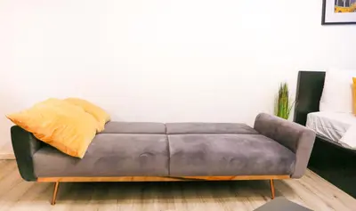 Ein Sitzbereich in der Unterkunft Chic Studio - 1min zum HBF
