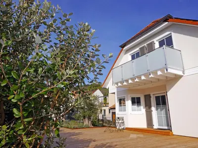 Das Gebäude in dem sich die Ferienwohnung befindet