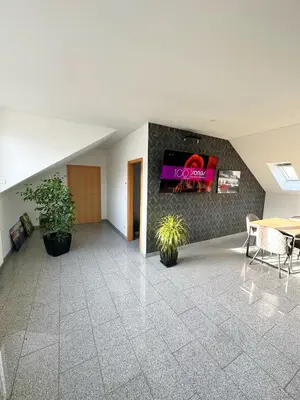 Ein Sitzbereich in der Unterkunft Casa Nero