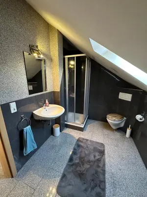 Ein Badezimmer in der Unterkunft Casa Nero