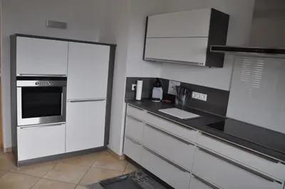 Küche/Küchenzeile in der Unterkunft Schnurs Ferienwohnung