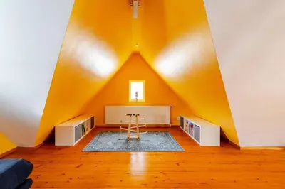 Ein Sitzbereich in der Unterkunft Villa Johanna