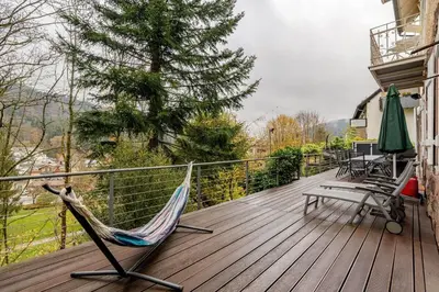 Ein Balkon oder eine Terrasse in der Unterkunft Villa Johanna