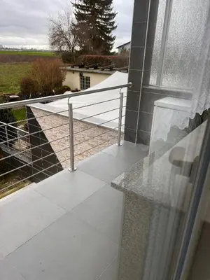 Ein Balkon oder eine Terrasse in der Unterkunft LK FeWo
