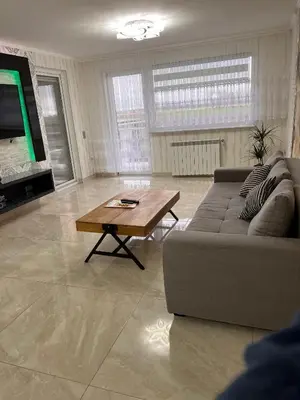 Ein Sitzbereich in der Unterkunft LK FeWo