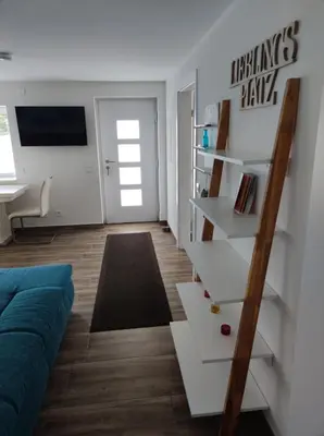 Die Bibliothek in der Ferienwohnung