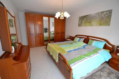 Ein Bett oder Betten in einem Zimmer der Unterkunft Zauber der Pfalz