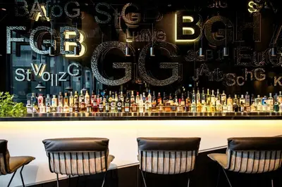 Getränke in der Unterkunft Motel One Karlsruhe
