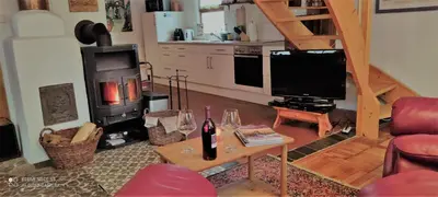 TV/Unterhaltungsangebot in der Unterkunft Ferienhaus Pfalzklause