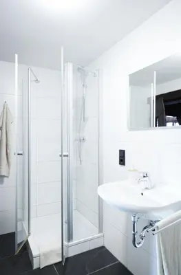 Ein Badezimmer in der Unterkunft Gentilburg und Gärtnerhaus Aschaffenburg