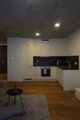 Grundriss der Unterkunft Schönes Neubau Serviced-Apartment mit Parkplatz