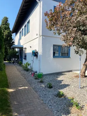 Das Gebäude in dem sich die Ferienwohnung befindet