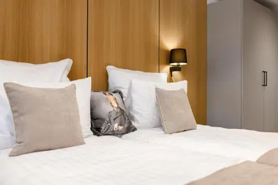 Ein Bett oder Betten in einem Zimmer der Unterkunft Victoria Interpark Hotel