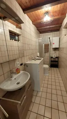 Ein Badezimmer in der Unterkunft Ferien-/Monteurwohnung im Odw.