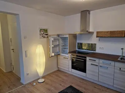 Küche/Küchenzeile in der Unterkunft Apartment im Nordschwarzwald