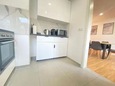 Küche/Küchenzeile in der Unterkunft Lux Apartment near Frankfurt!