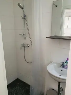 Ein Badezimmer in der Unterkunft Naturpanorama