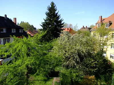 Ein Garten an der Unterkunft heidel-home 2Raum Studio