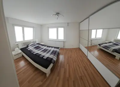 Ein Bett oder Betten in einem Zimmer der Unterkunft Sebastian's Apartment