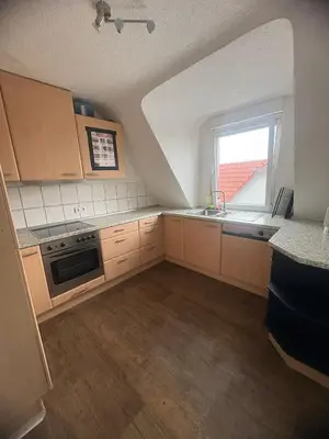 Küche/Küchenzeile in der Unterkunft Monteurwohnung mit Parkplatz - Besigheim