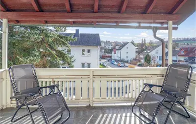Ein Balkon oder eine Terrasse in der Unterkunft Stunning Apartment In Ober Ramstadt