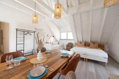 Ein Bett oder Betten in einem Zimmer der Unterkunft Altstadt Apartments