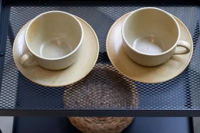 Kaffee-/Teezubehör in der Unterkunft Idyllisches Wohnen in grüner Oase