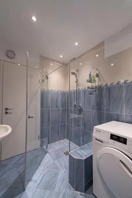 Ein Badezimmer in der Unterkunft Rooftop 85qm - Burgblick - nahe Heidelberg - Loggia - Büro - Klima