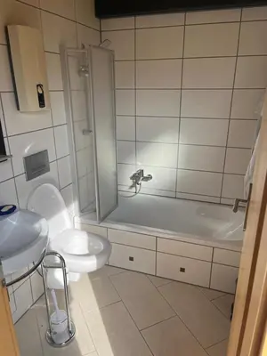 Grundriss der Unterkunft Bungalow Nordschwarzwald im Ferienpark Schellbronn mit tollem Garten für Natur- und Tierliebhaber
