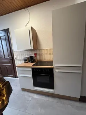 Küche/Küchenzeile in der Unterkunft 1 Zimmer für 2 Personen Bruchsal ruhige Lage (Monteurzimmer)